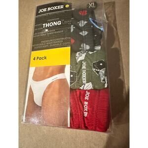 VTG RARE Joe Boxer Thong men’s underwear poker pattern 3 pair